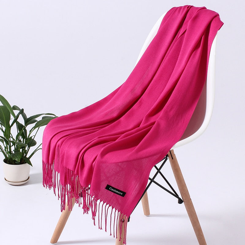 Damen Winterschal aus Kaschmir – Elegant, weich & vielseitig