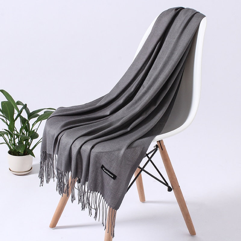 Damen Winterschal aus Kaschmir – Elegant, weich & vielseitig