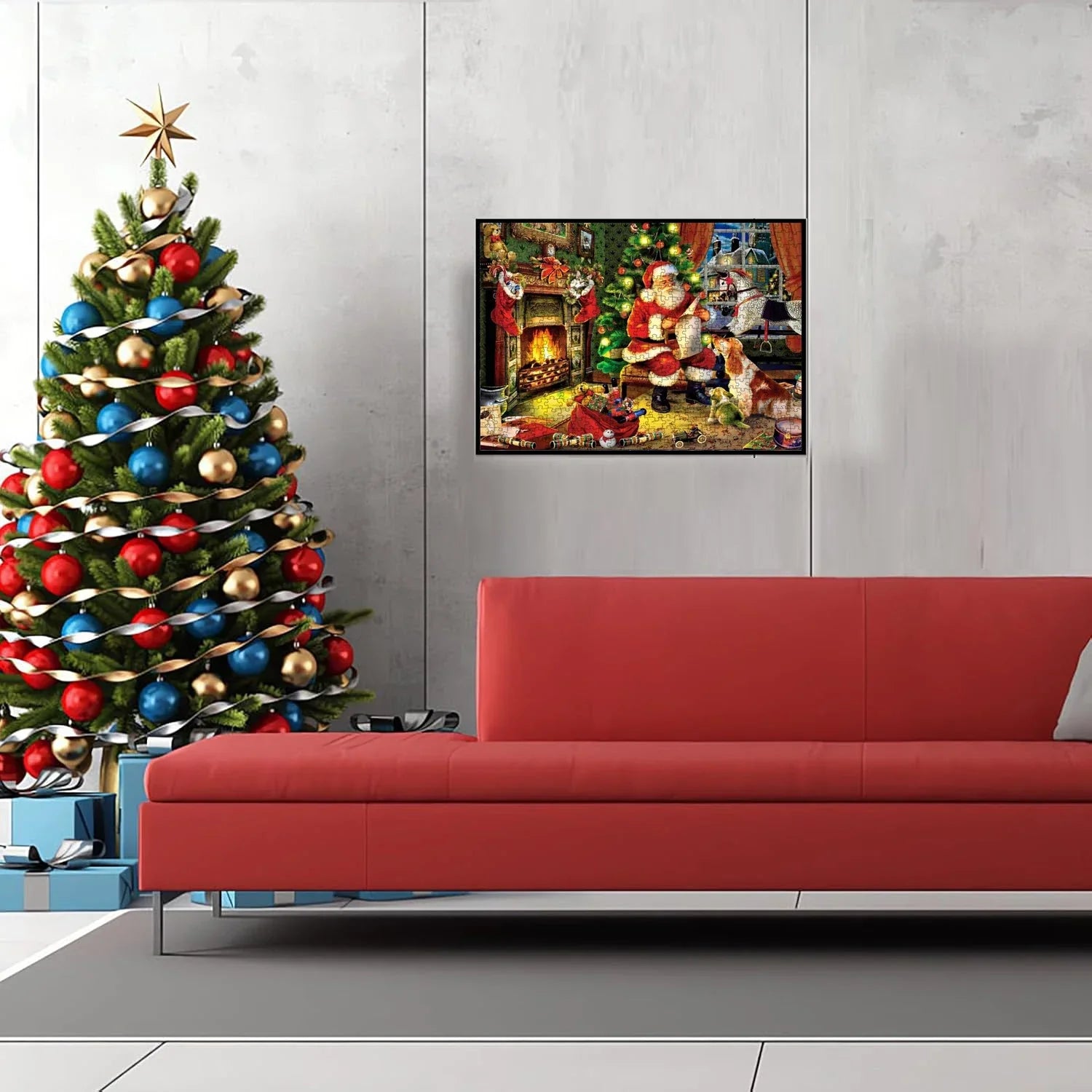 Kerst puzzel 1000 stukjes voor volwassenen - educatief en stressverlichtend 4