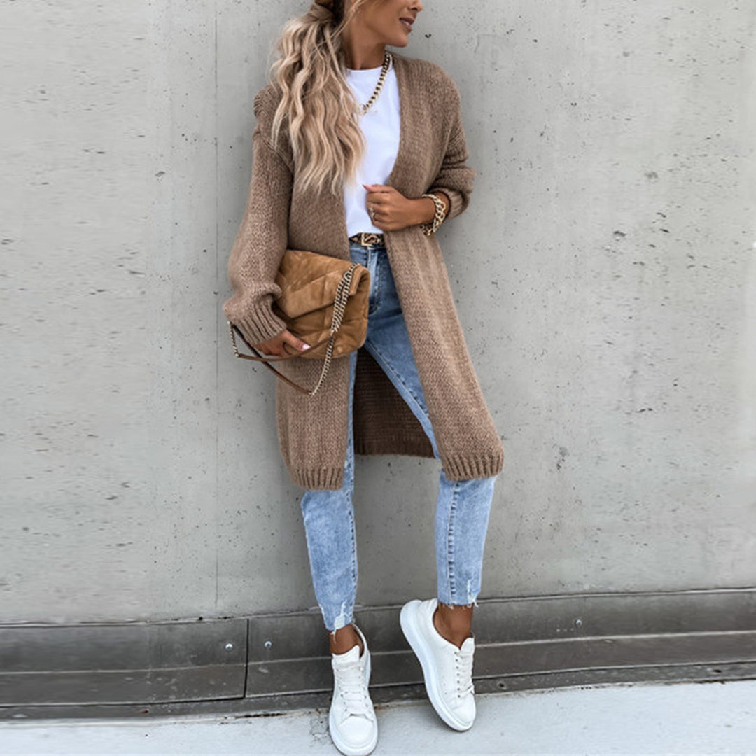 Klassische Strickjacke für Frauen - Hollian