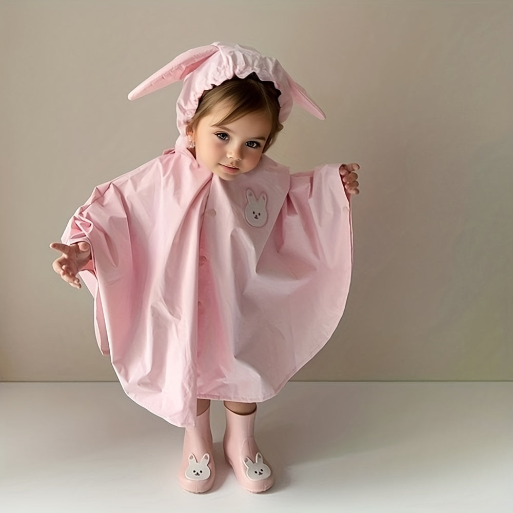 Kinder Regenjacke mit Bären- oder Hasenmotiv – Wasserdicht & Leicht