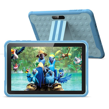 Pritom – Kinder-Tablet 10 Zoll Android 13, 64GB Speicher mit Schutzhülle