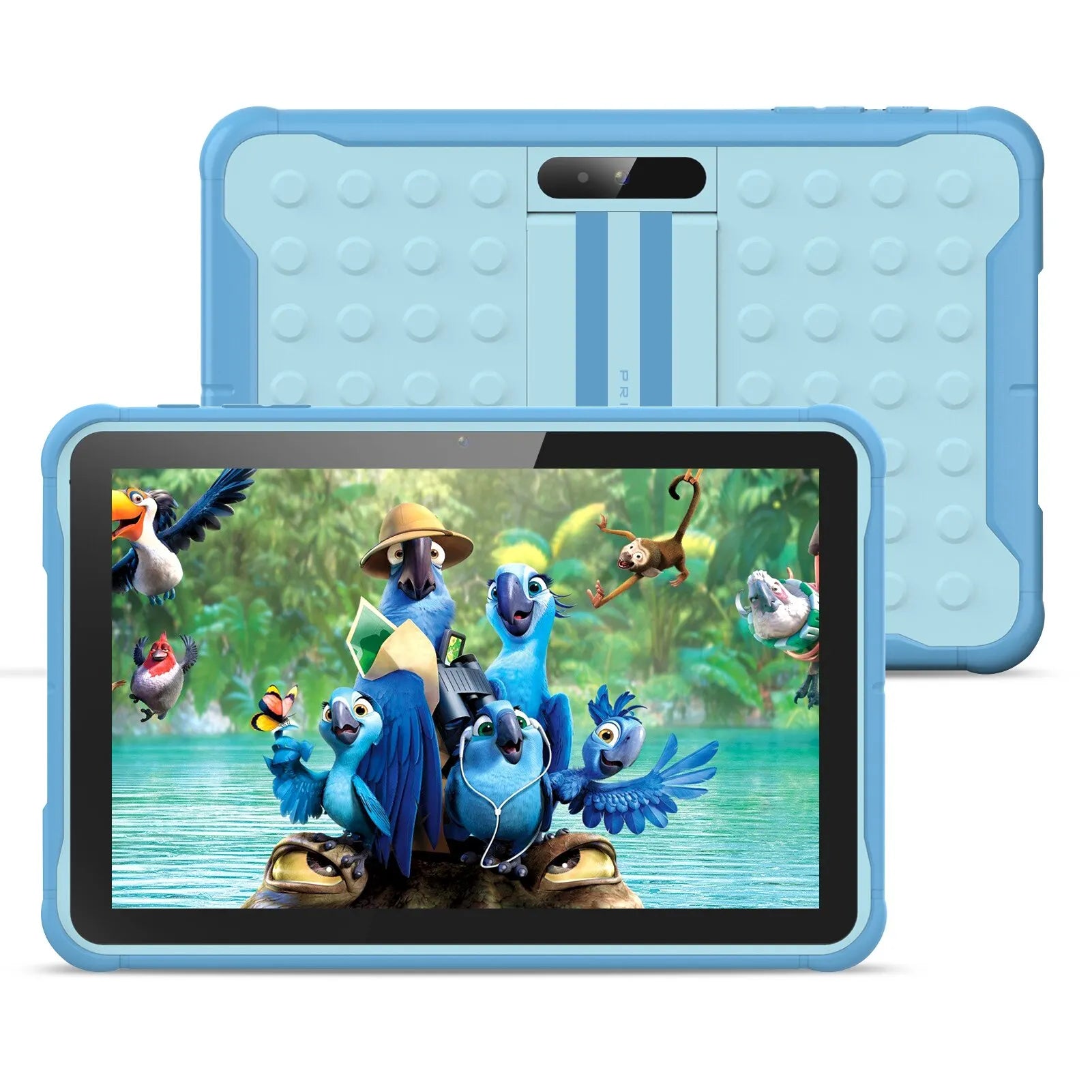 Pritom – Kinder-Tablet 10 Zoll Android 13, 64GB Speicher mit Schutzhülle