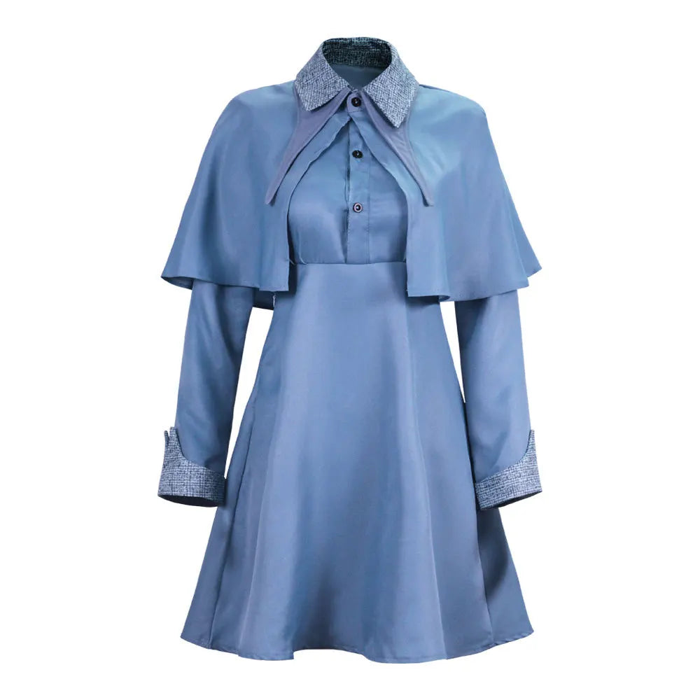 MystiCharm Hexenkostüm – Magisches Cosplay-Kleid Blau für Kinder & Erwachsene