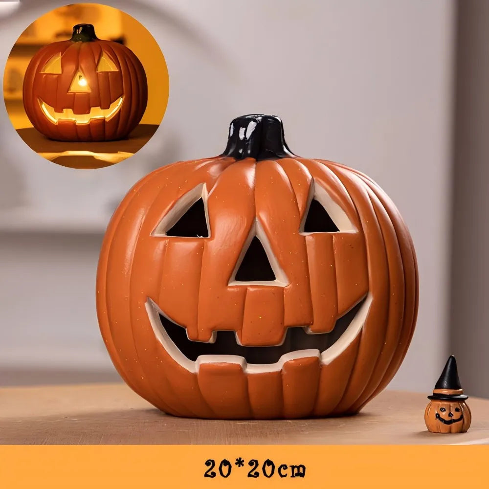 JackoLite – Vandtæt græskar LED-lampe til have & Halloween