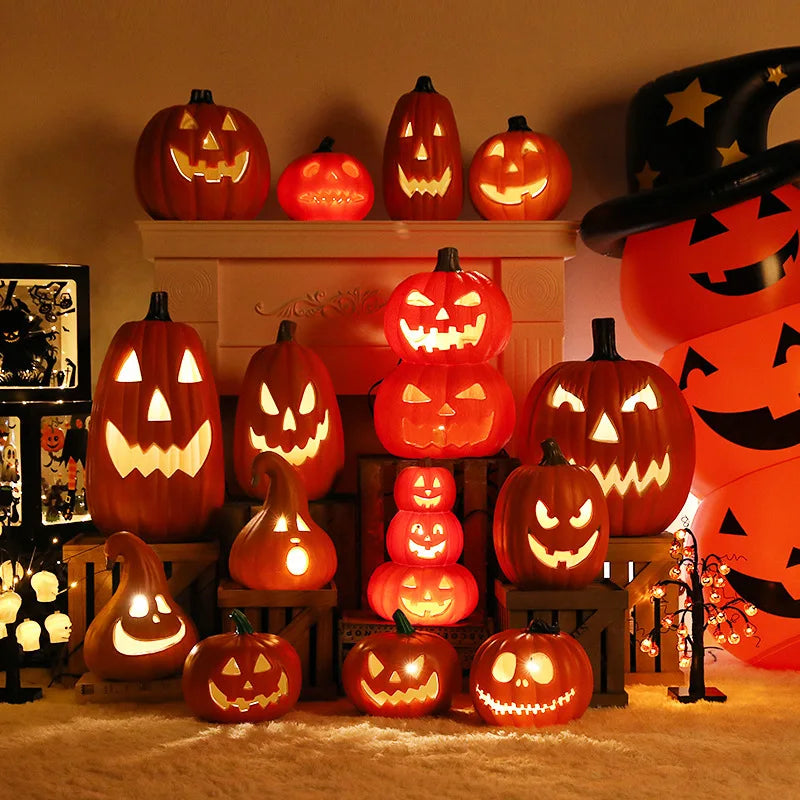 JackoLite – Vandtæt græskar LED-lampe til have & Halloween