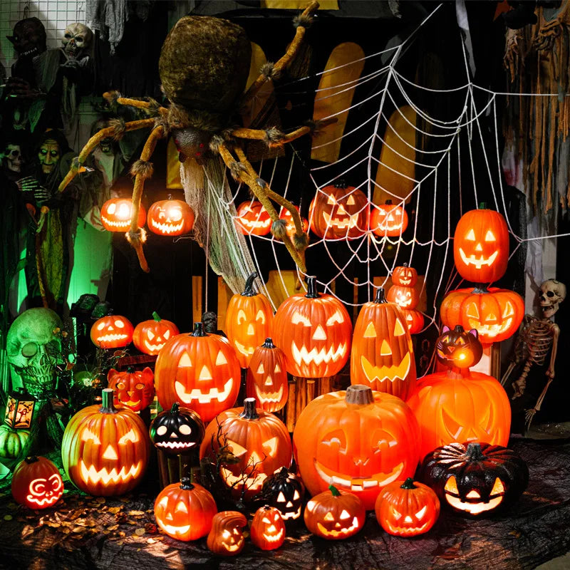 PumpkinGlow – græskar LED-lampe vandtæt til Halloween dekoration udendørs