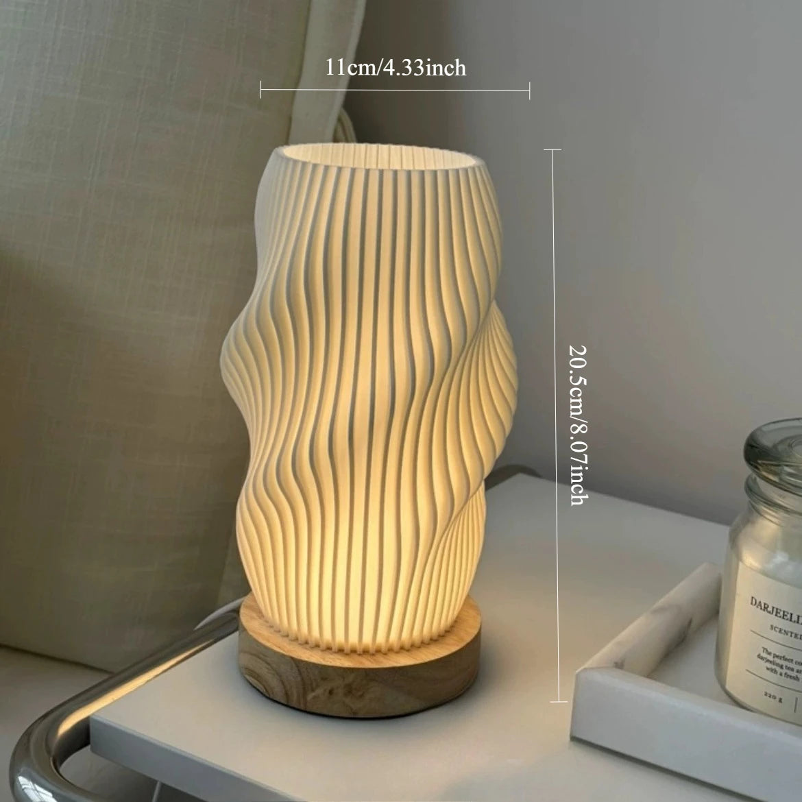 LumoDesk – Lampada da scrivania LED con dimmer touch e porta USB