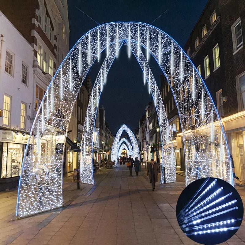 Lumireon LED meteoritický déšť venkovní osvětlení – vodotěsné, úsporné a dekorativní