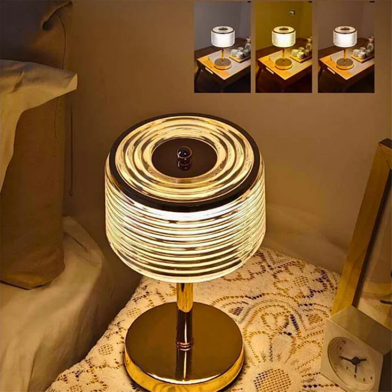 GlowRing - LED-Tischlampe in Ringform
