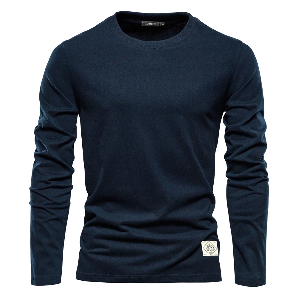 Zeitloses klassisches Langarm-T-Shirt - Roberto