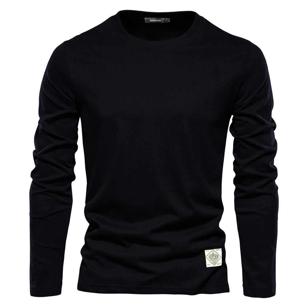 Zeitloses klassisches Langarm-T-Shirt - Roberto