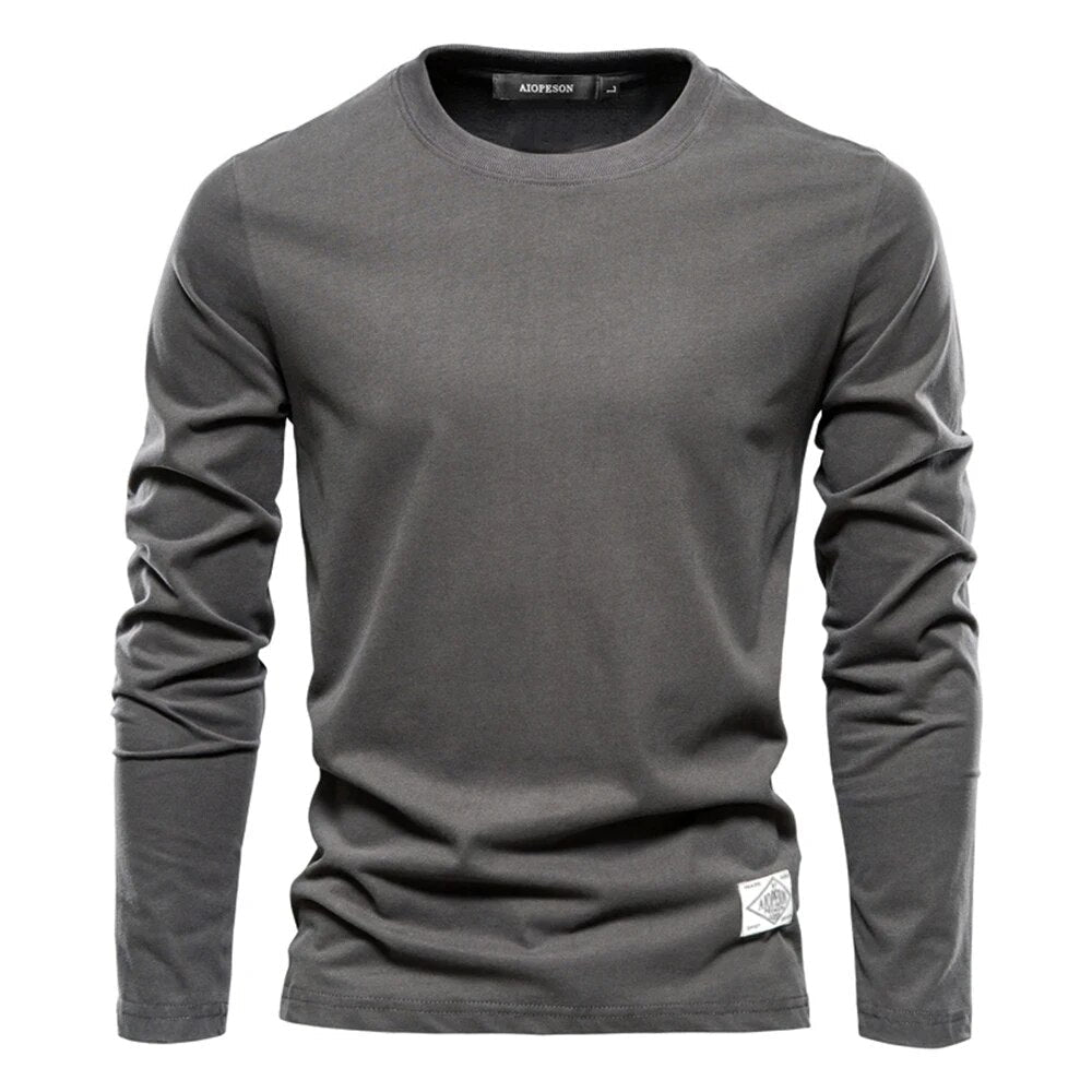 Zeitloses klassisches Langarm-T-Shirt - Roberto