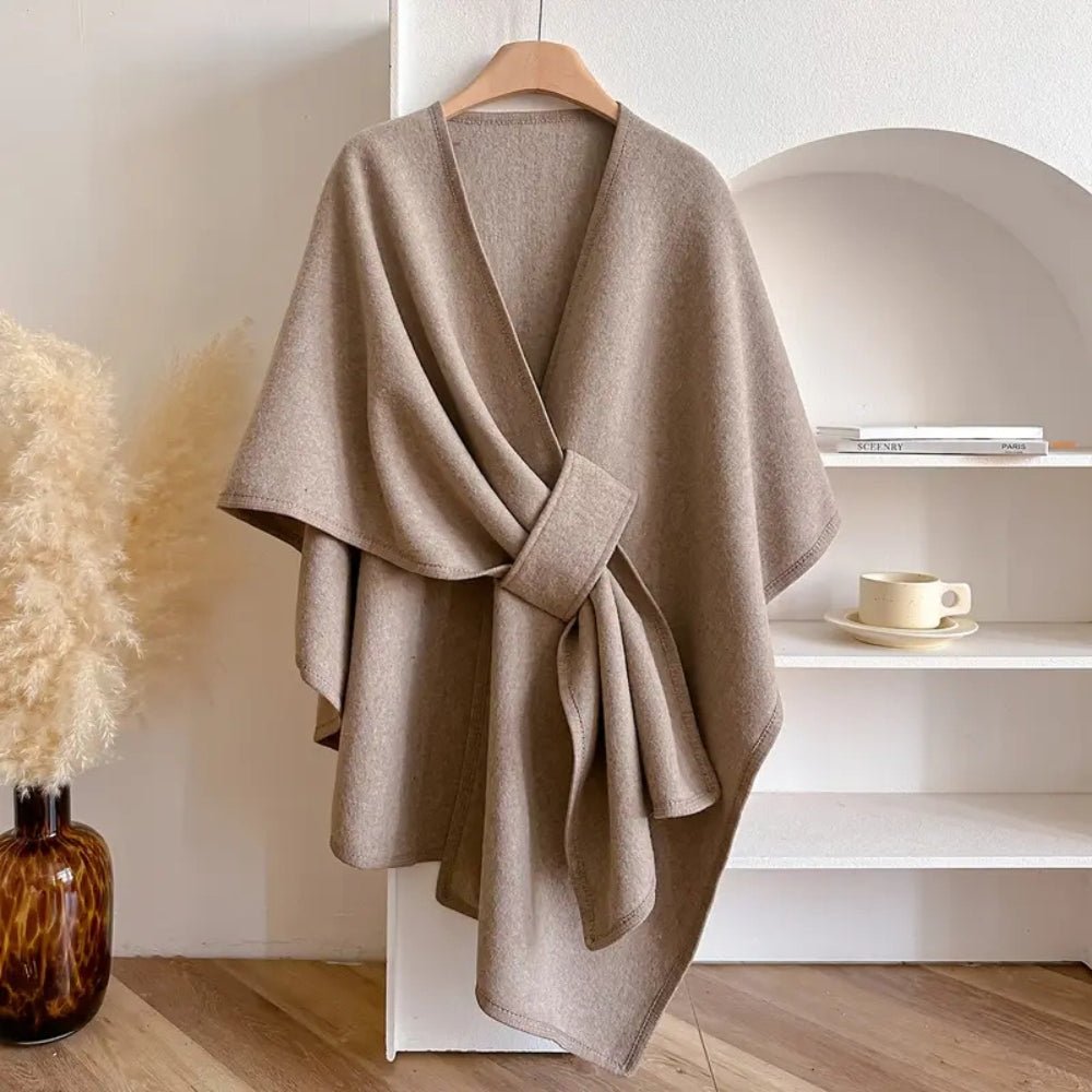 Poncho pour femme – Tissu doux, coupe ample et polyvalent à porter