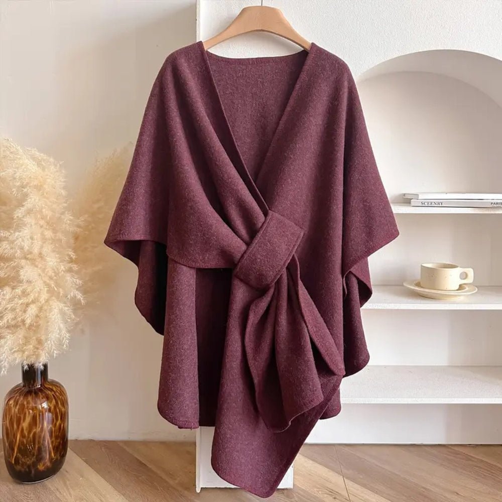 Poncho pour femme – Tissu doux, coupe ample et polyvalent à porter