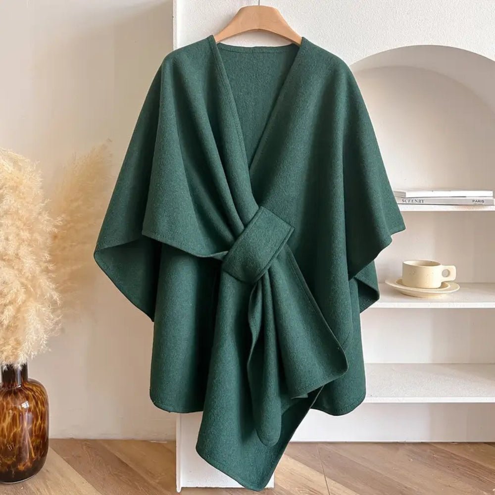 Poncho pour femme – Tissu doux, coupe ample et polyvalent à porter