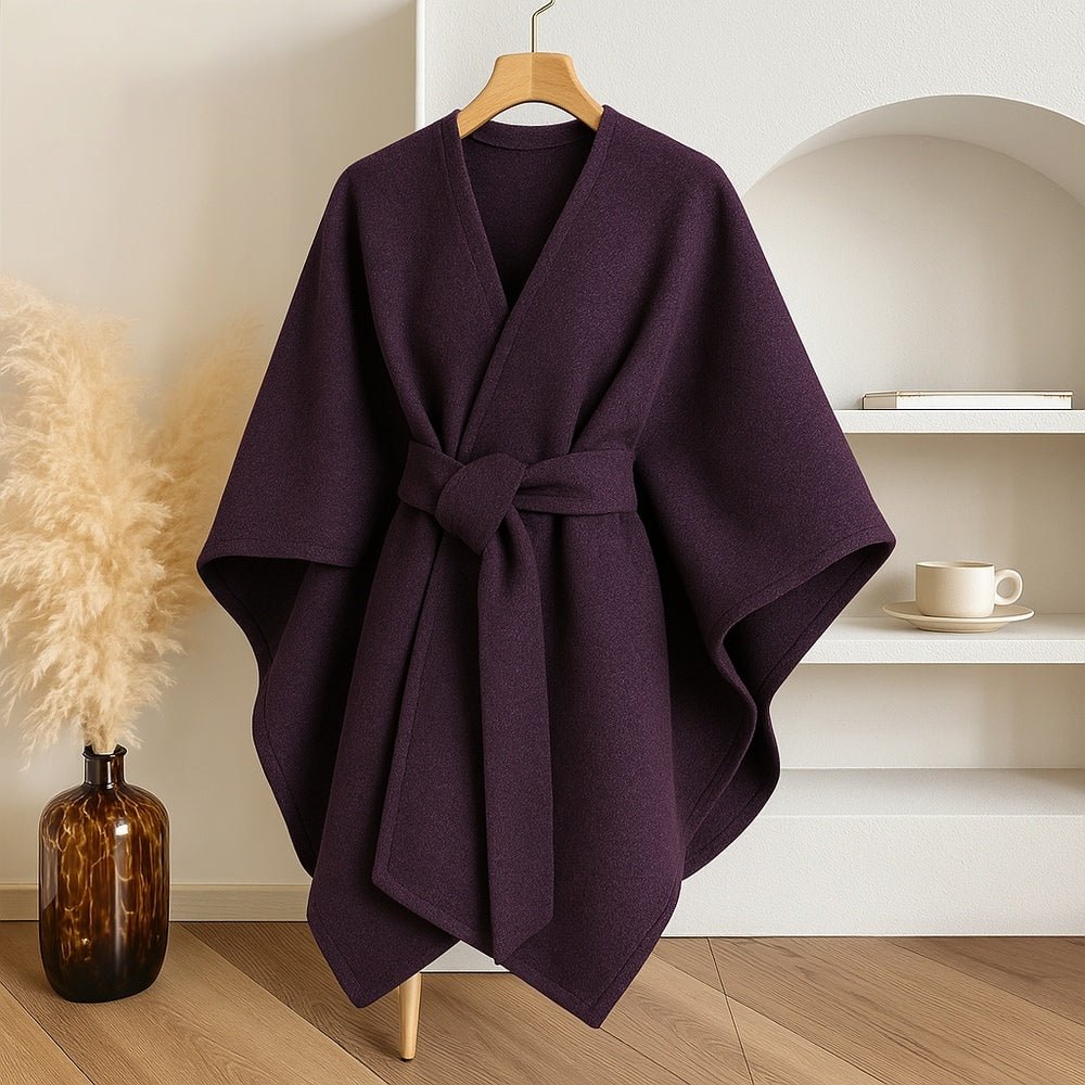 Poncho pour femme – Tissu doux, coupe ample et polyvalent à porter
