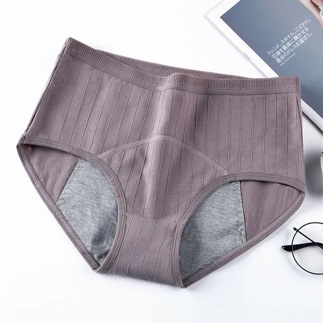 Devako Auslaufsichere Menstruationsslips Hohe Taille 3-teilig - Ellasandra