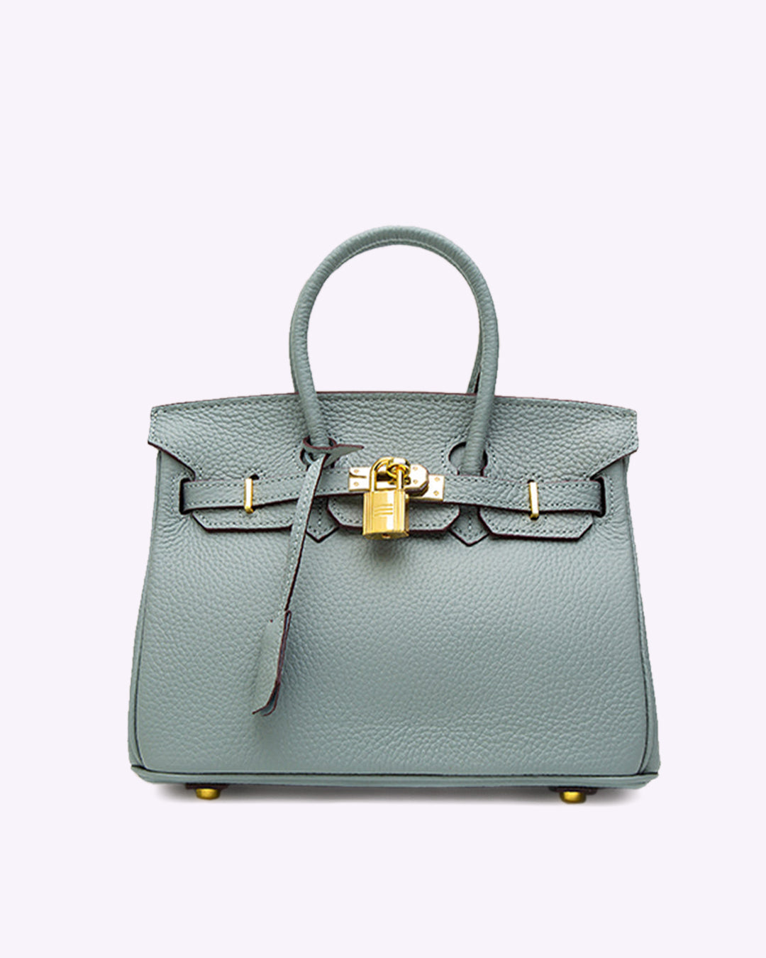 Lederhandtasche für Damen mit Schloss