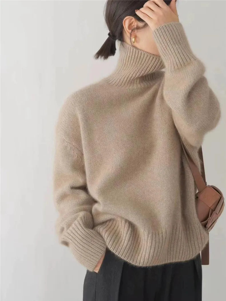 Devako Lin - rullekravepullover
