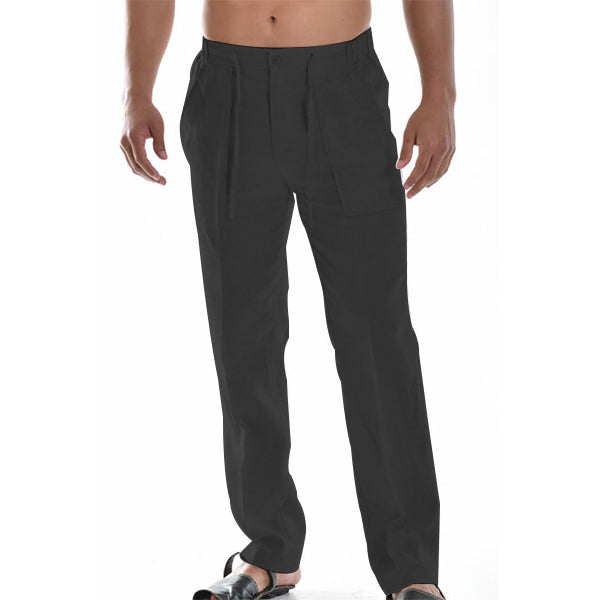 Pantaloni estivi di lino per uomo – Casual e traspiranti