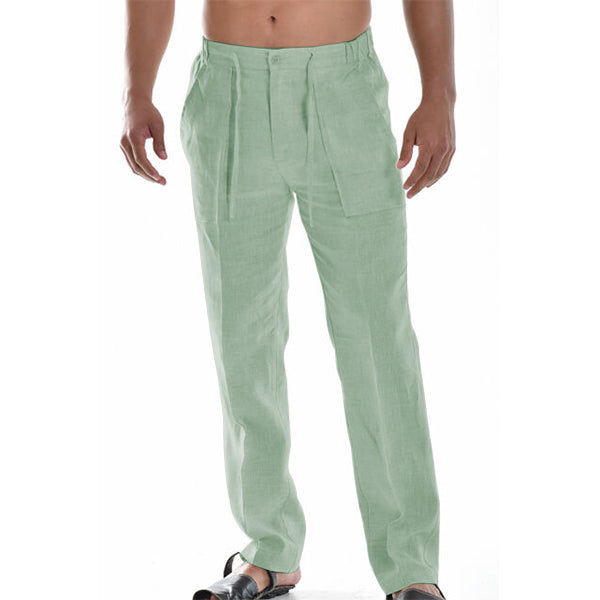 Pantaloni estivi di lino per uomo – Casual e traspiranti