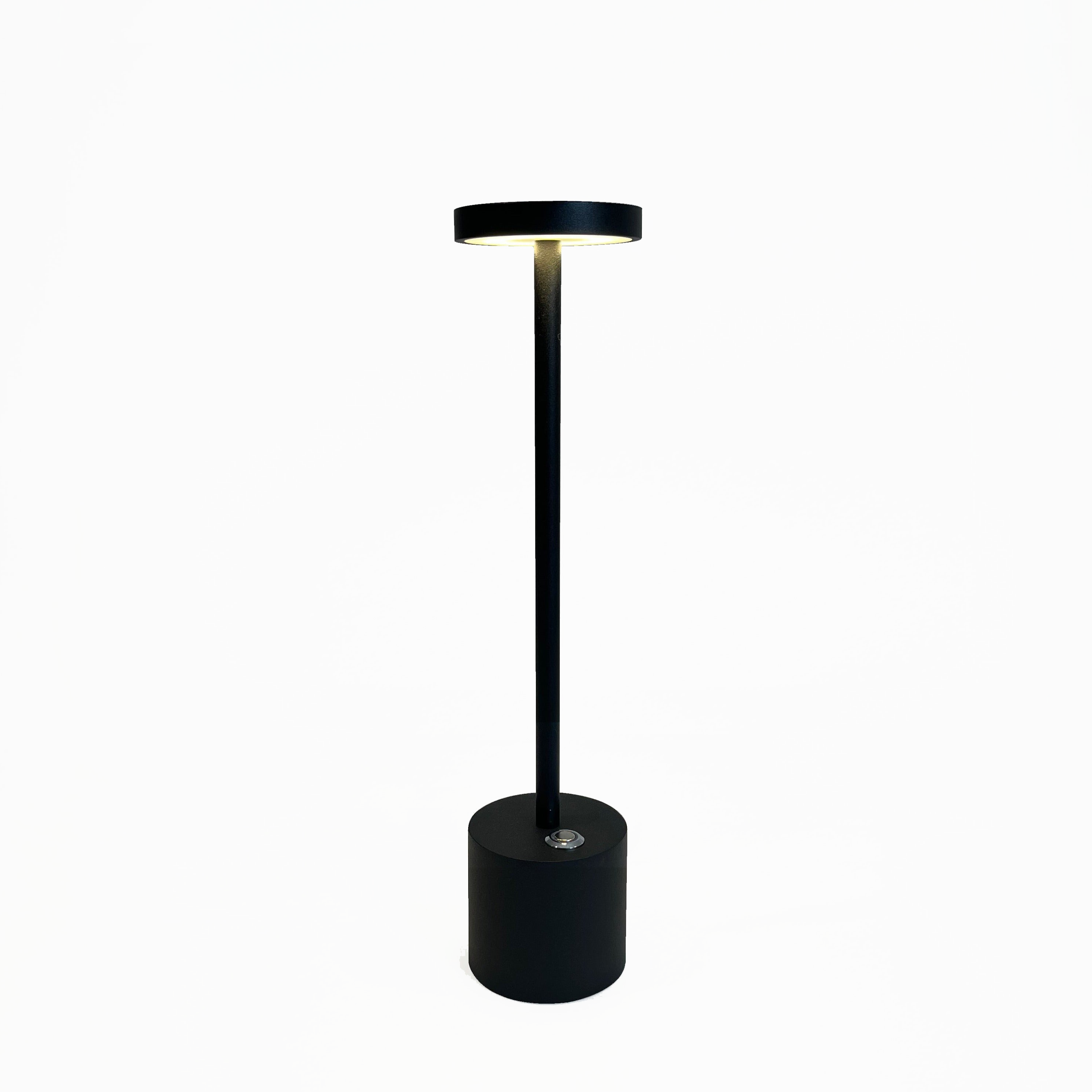 Lumivio – Trådløs LED-bordlampe med dæmpning, metal, bærbar
