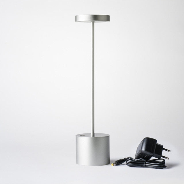 Lumivio – Trådløs LED-bordlampe med dæmpning, metal, bærbar