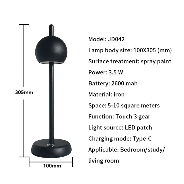 LumiFlex - Wiederaufladbarer LED-Tisch