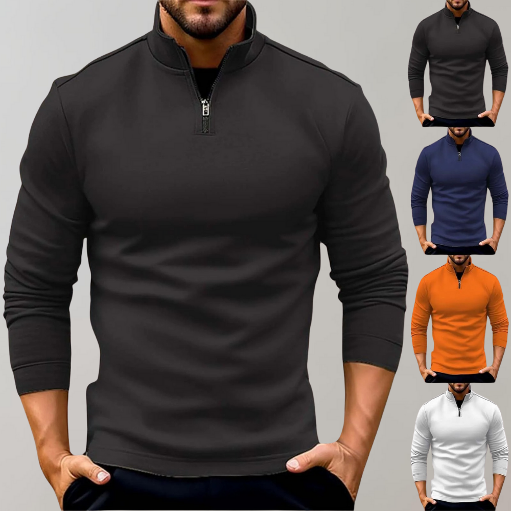 Herren Sweatshirt mit Reißverschluss - Zin