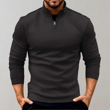 Herren-Rollkragenpullover mit Reißverschluss - Keith