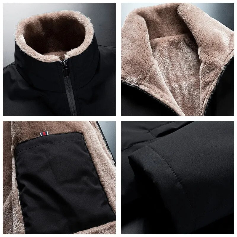 Herren-Winter-Fleecejacke - Indrik