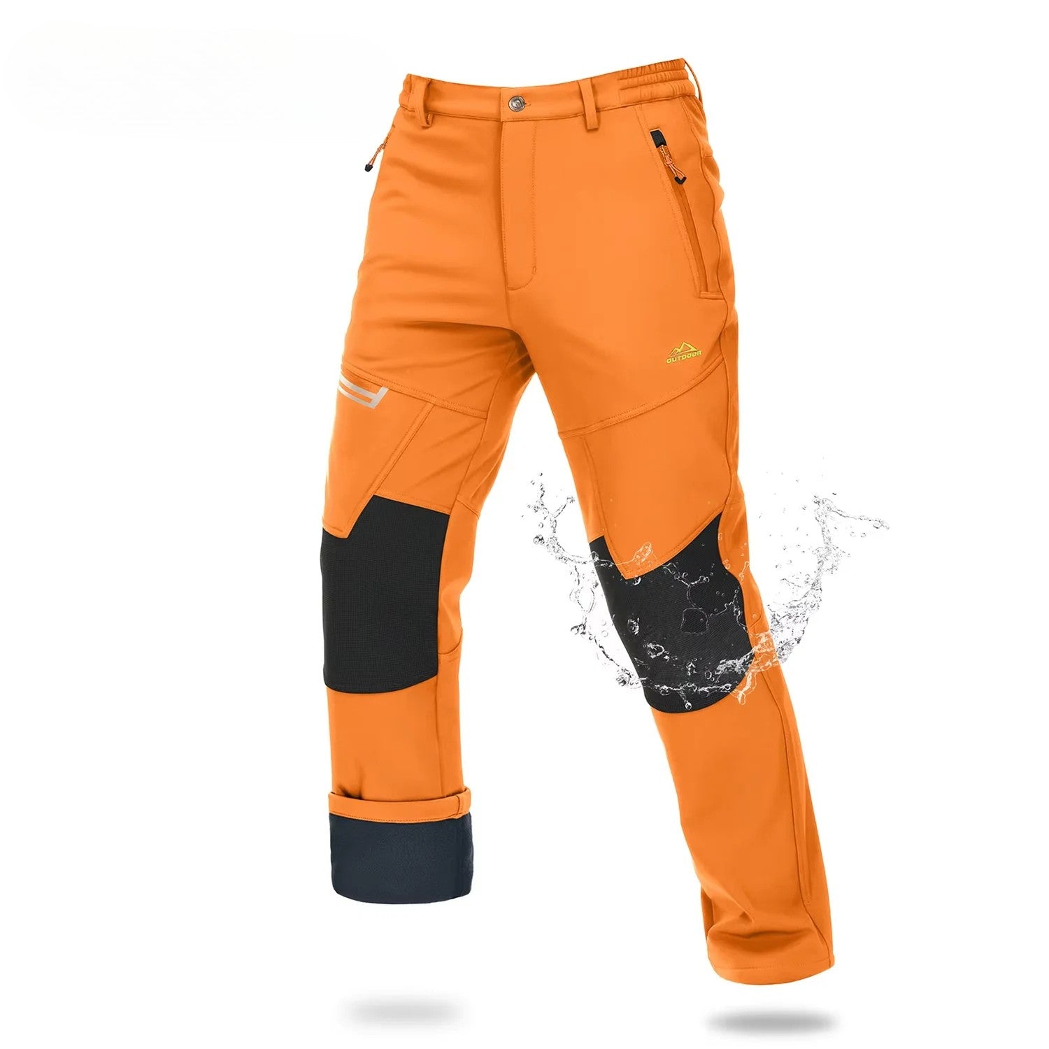 Magcomsen – Pantaloni da sci softshell da uomo, impermeabili e caldi per l'inverno