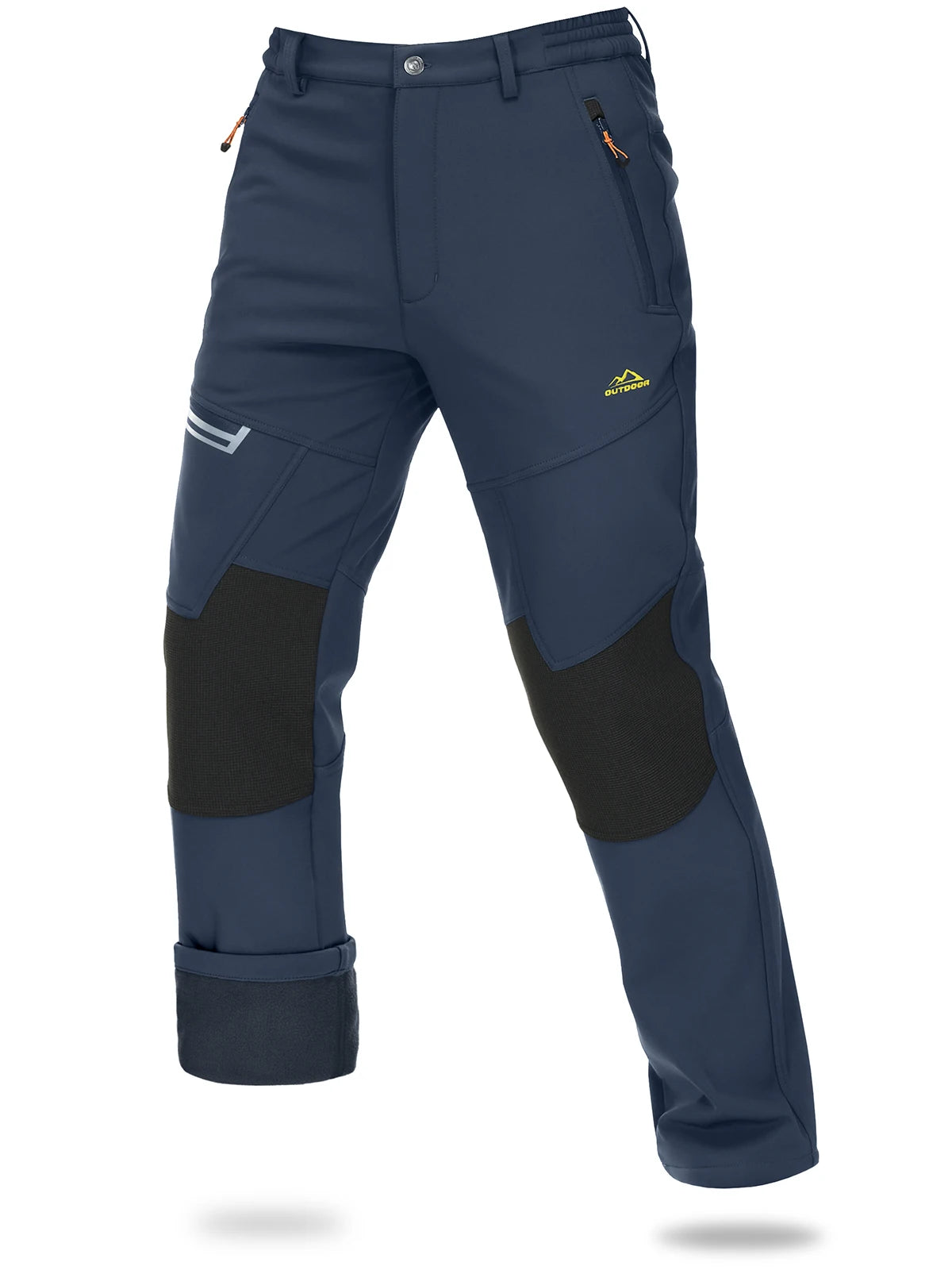 Magcomsen – Pantaloni da sci softshell da uomo, impermeabili e caldi per l'inverno