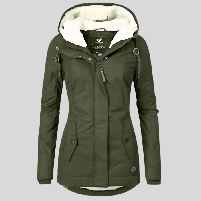 Maggie Lange Damen-Winterjacke für Wärme, Schutz und zeitlose Eleganz