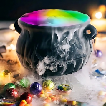 Herbstzauber – MysticMist LED Ultraschall-Nebelmaschine – Halloween-Dekoration