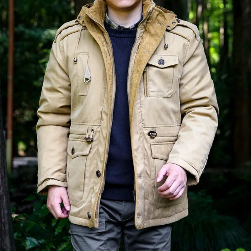 Manteau d'hiver avec doublure intérieure luxueuse – Élégant et chaud pour l'hiver