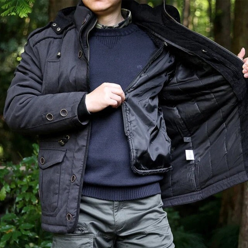 Manteau d'hiver avec doublure intérieure luxueuse – Élégant et chaud pour l'hiver