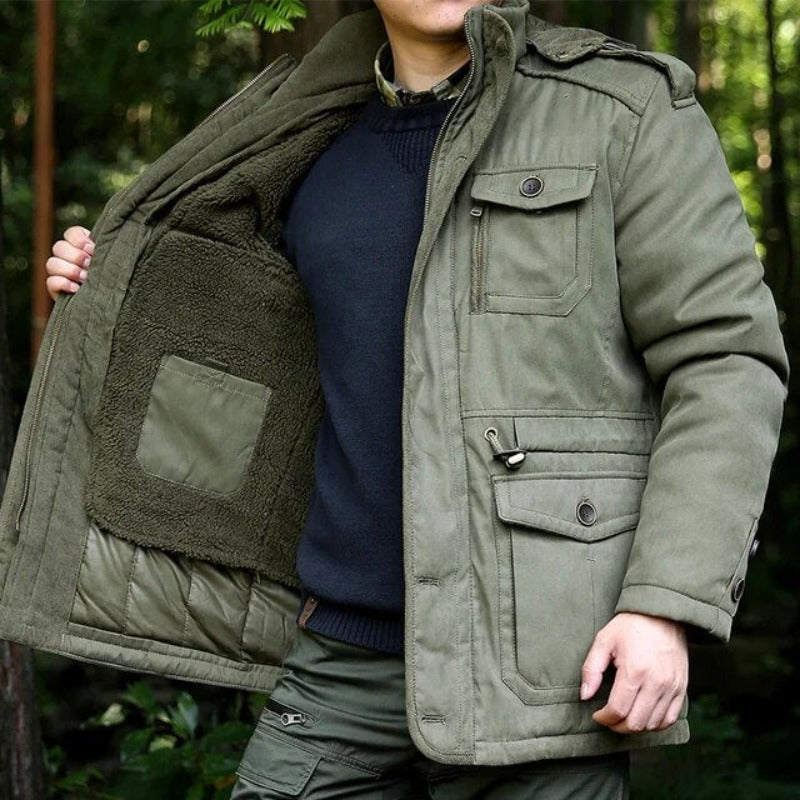 Manteau d'hiver avec doublure intérieure luxueuse – Élégant et chaud pour l'hiver