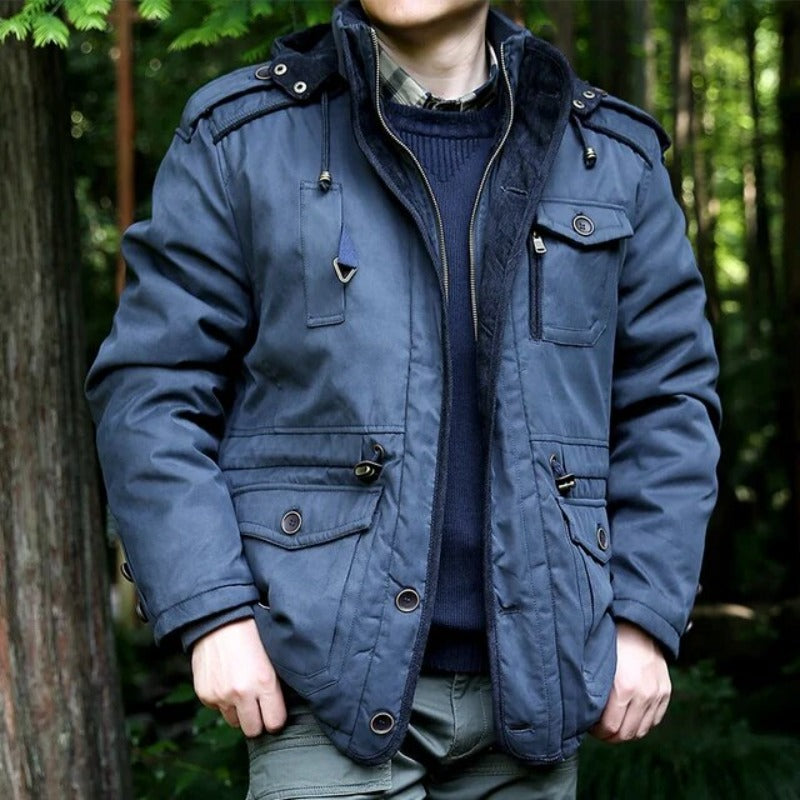 Manteau d'hiver avec doublure intérieure luxueuse – Élégant et chaud pour l'hiver