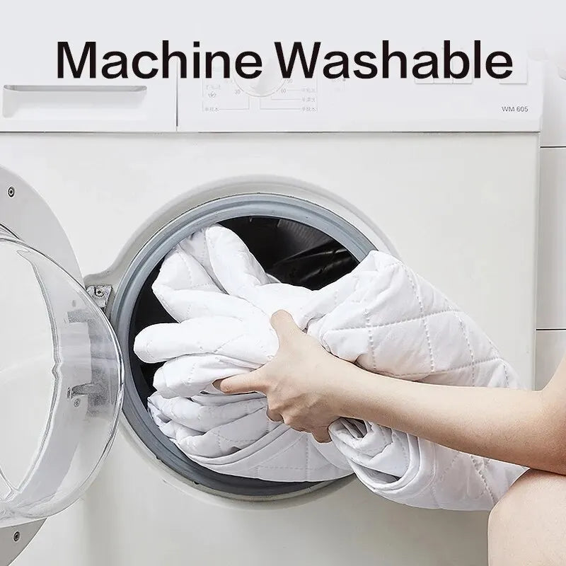 Matratzenschoner aus 100 % Polyester, waschbar, elastisch, für alle Matratzenarten 5