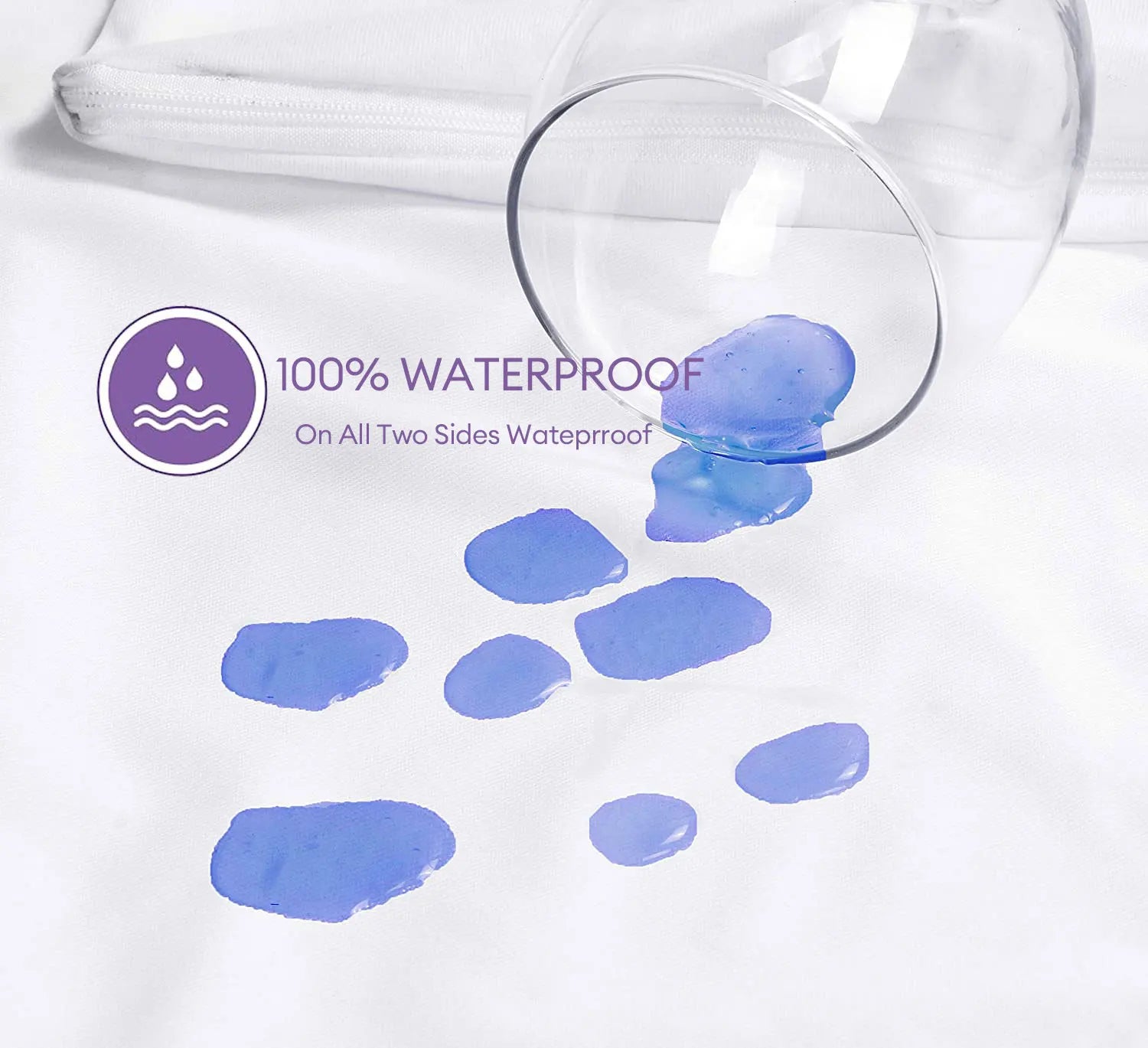 Matratzenschoner für Kinderbett – wasserdicht, waschbar, anti-milben 2