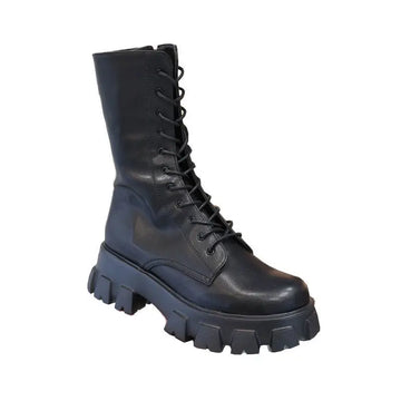 Mavi – Stivali Mid-Cal da donna con piattaforma sportiva e fodera calda