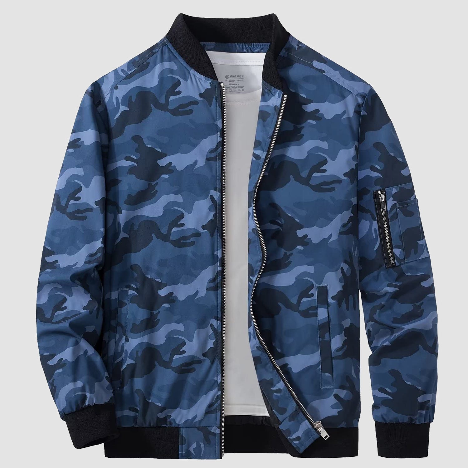 UrbanFlex | Herren Windbreaker Bomberjacke mit Taschen