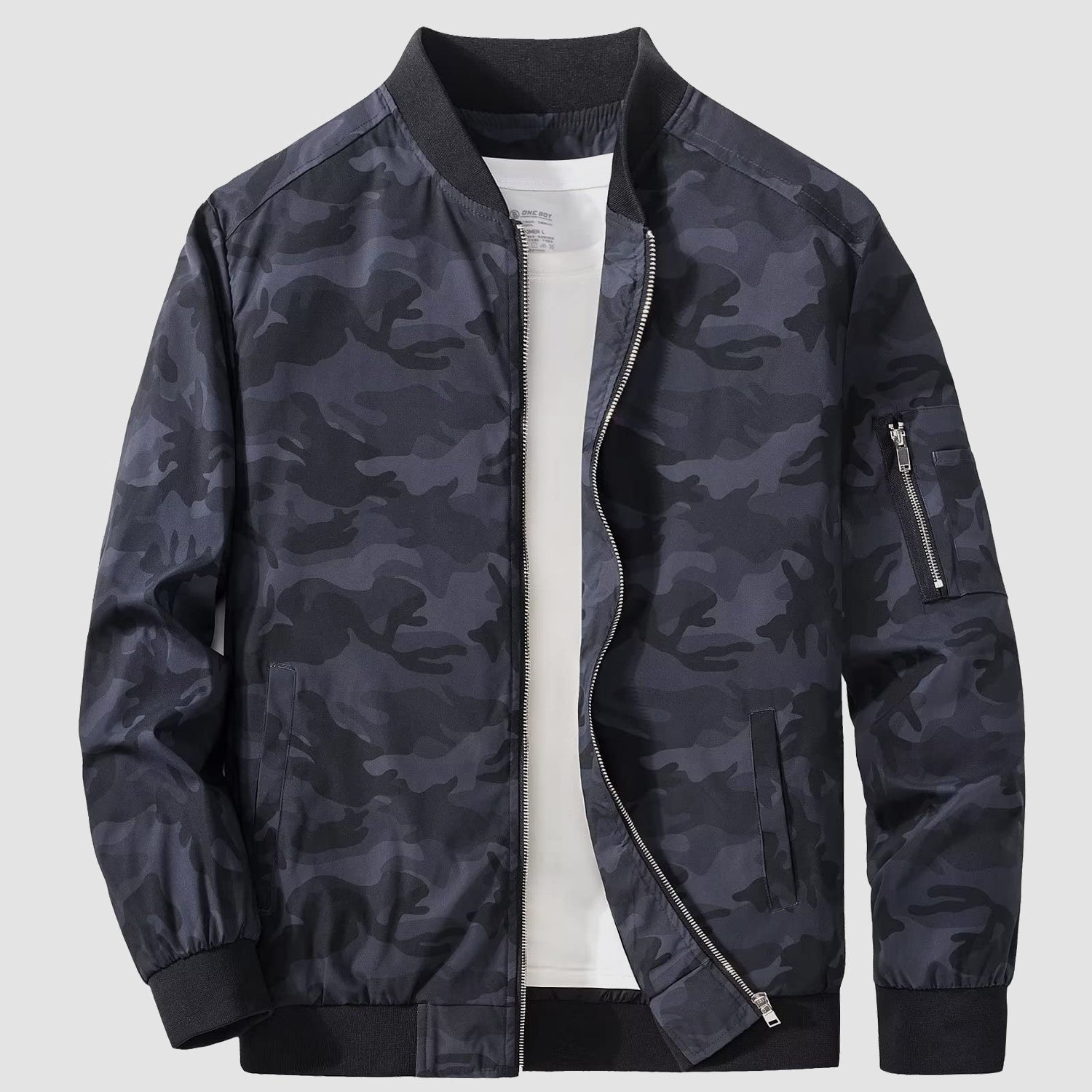 UrbanFlex | Herren Windbreaker Bomberjacke mit Taschen