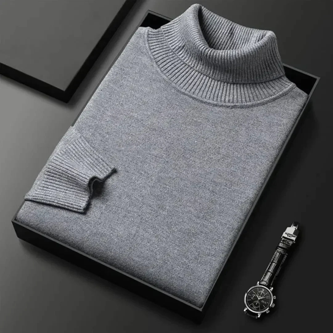 Maglione dolcevita in cashmere da uomo – lusso e calore in uno