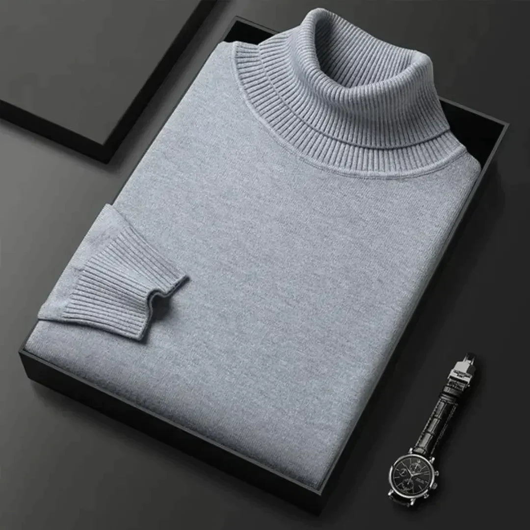 Maglione dolcevita in cashmere da uomo – lusso e calore in uno