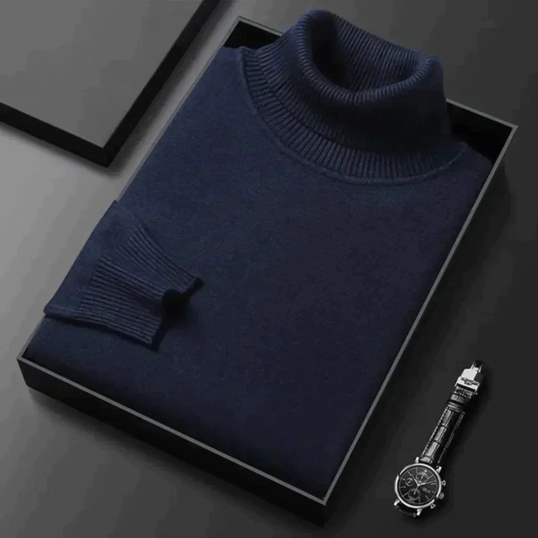 Maglione dolcevita in cashmere da uomo – lusso e calore in uno