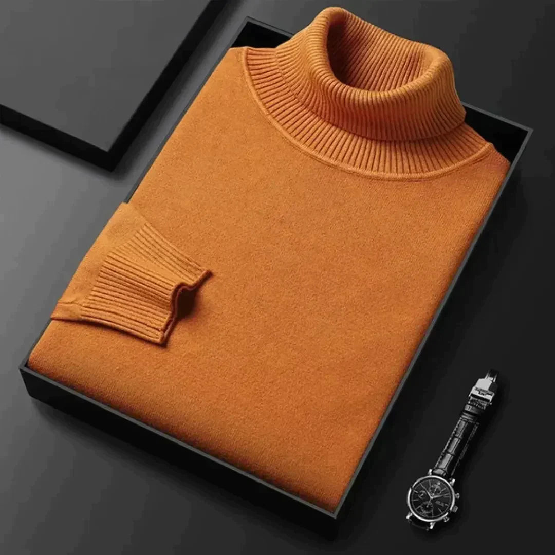 Maglione dolcevita in cashmere da uomo – lusso e calore in uno