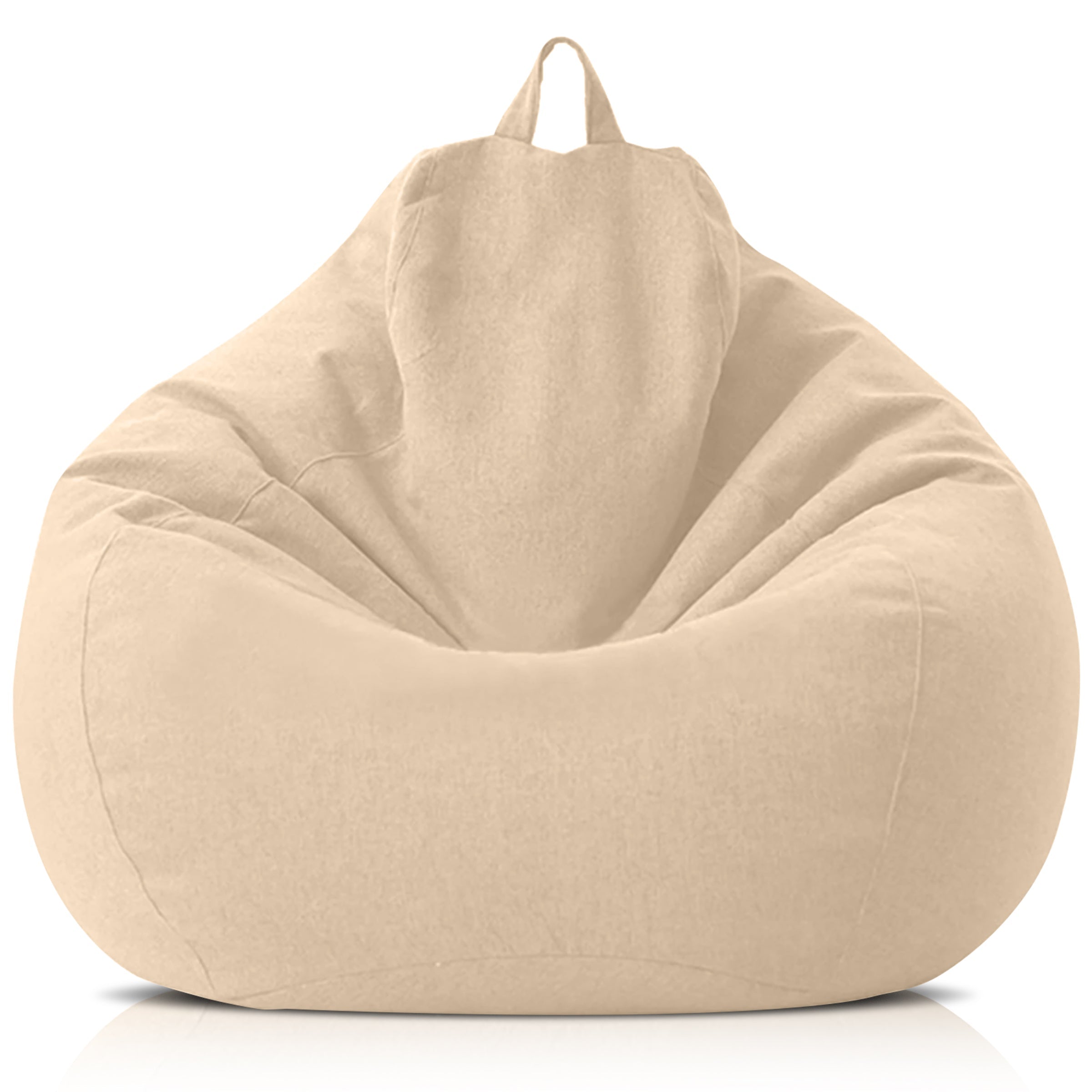 Linumo – Sitzsack Leinen ergonomisch – ideal für Zuhause